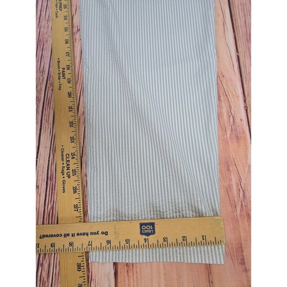 Nike Mens Dri-Fit Striped Pants 38X30 Gray & White - Picture 9 of 9